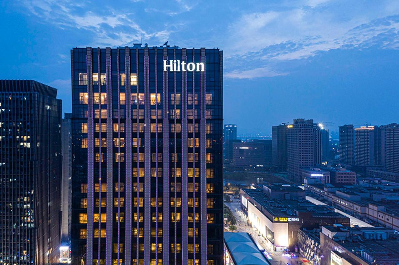 Hilton Nanjing Hotel Nankín Exterior foto