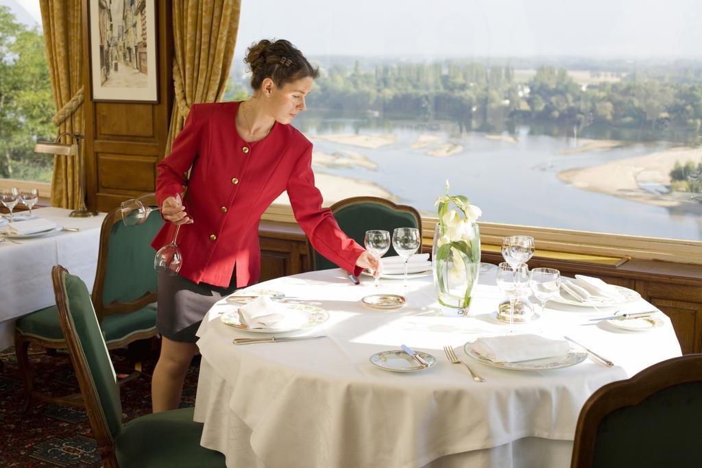Le Prieure Hotel Saumur Restaurante foto
