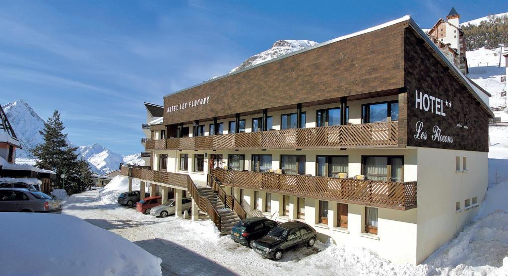 Hotel Les Flocons Les Deux Alpes Exterior foto