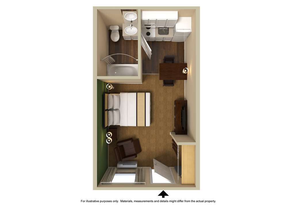 Extended Stay America Suites - Houston - Willowbrook Habitación foto