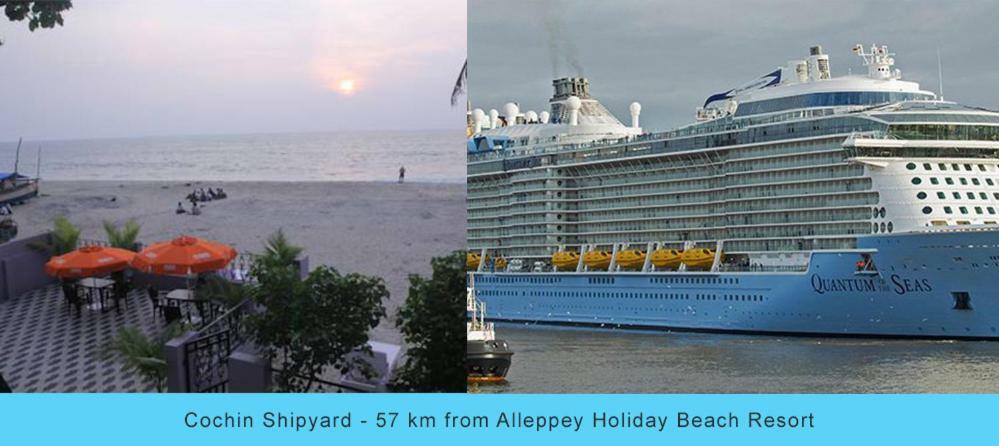 Alleppey Holiday Beach Resort Alappuzha Exterior foto