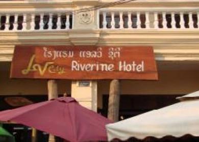Lv City Riverine Hotel Vientián Exterior foto